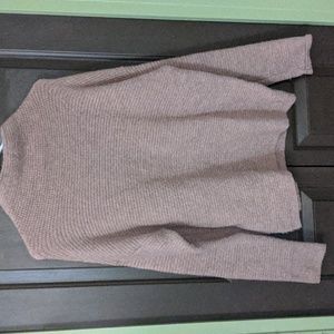 Madewell beige/pink mock neck sweater